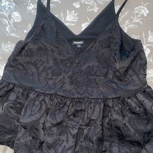 Express peplum crop top